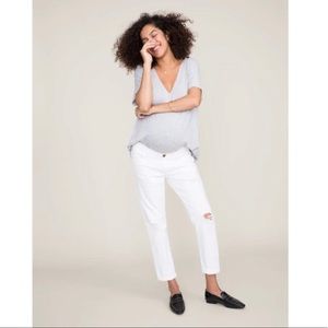 Current/Elliot x HATCH Maternity Boyfriend Jean